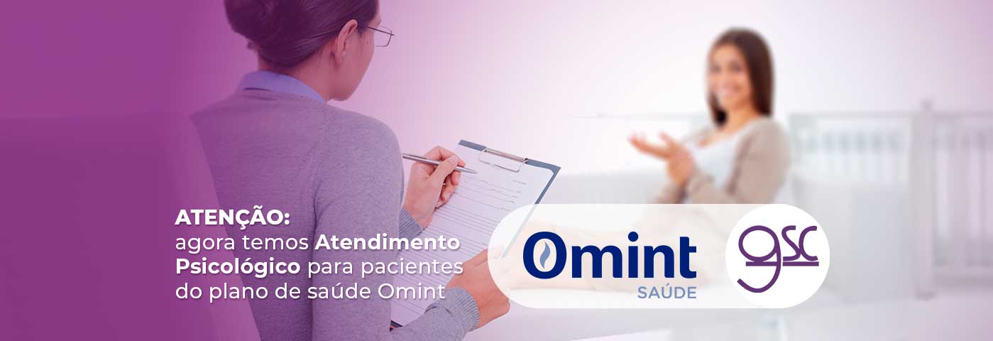 Atendimento psicológico para pacientes do plano Omint Saúde